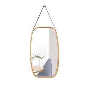 KONDELA Zrkadlo, prírodný bambus, LEMI 3