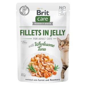 BRIT CARE CAT FILLETS IN JELLY WHOLESOME TUNA 85G