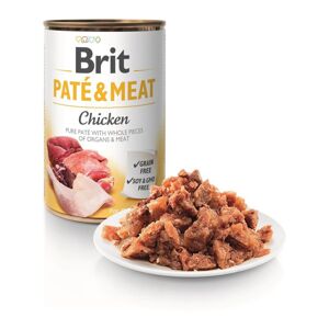 BRIT PATE & MEAT FOOD WITH CHICKEN FOR DOGS 400G