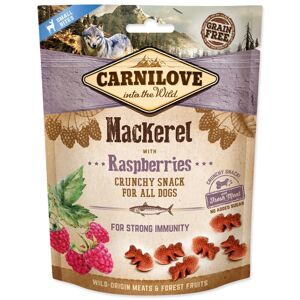 CARNILOVE DOG CRUNCHY SNACK MACKEREL WITH RASPBERRIES WITH FRESH MEAT 200G (294-100409)