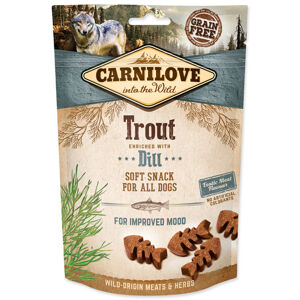 CARNILOVE DOG SEMI MOIST SNACK TROUT ENRICHED WITH DILL 200G (294-111372)