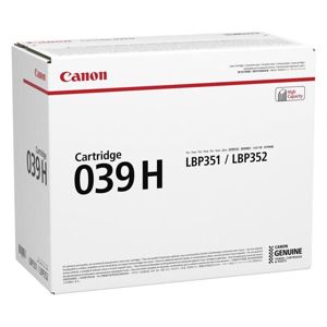 Canon originál toner 039 H BK, 0288C001, black, 25000str., high capacity