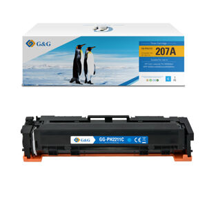 G&G kompatibil. toner s HP W2211A, NT-PH2211C, HP 207A, cyan, 1250str.