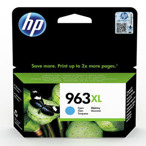HP ORIGINAL INK 3JA27AE, HP 963XL, CYAN, 1600STR., 22.92ML, HIGH CAPACITY, HP OFFICEJET PRO