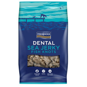 FISH4DOGS Dentálne pamlsky pre psov morská ryba - uzlíky 500g