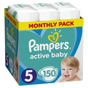 PAMPERS ACTIVE BABY S5 150KS, 11-16KG