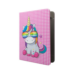 Univerzálne 9-10 tabletové puzdro Rainbow Unicorn