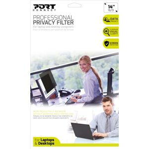 PORT CONNECT PRIVACY FILTER 2D - 14&apos;&apos;, 16/9, černý
