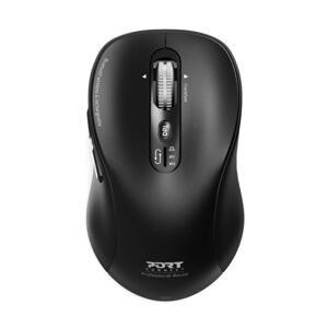 PORT CONNECT Bezdrátová a nabíjecí myš Expert, 2,4 Ghz a Bluetooth®, USB-A/C, černá