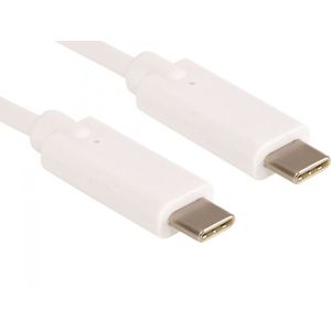 Sandberg USB-C do USB-C kabel, CHARGE, 1 m, bílý
